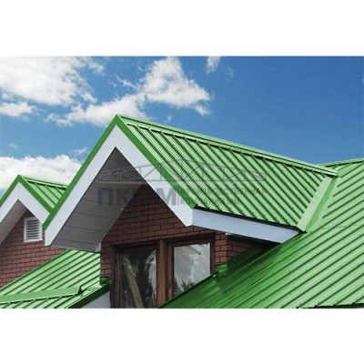 Кровельные сэндвич-панели пенополистирол, ширина 1000 мм, толщина 10 мм, 0.5/0.5, RAL6018