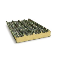 Кровельные сэндвич-панели пенополиуретан, ширина 1000 мм, толщина 10 мм, 0.5/0.5, милитари Кровельные сэндвич-панели пенополиуретан, ширина 1000 мм, толщина 10 мм, 0.5/0.5, милитари