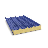 Кровельные сэндвич-панели пенополиуретан, ширина 1200 мм, толщина 20 мм, 0.5/0.5, RAL5002