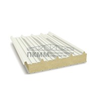 Кровельные сэндвич-панели пенополиизоцианурат, ширина 1200 мм, толщина 20 мм, 0.5/0.5, RAL9003