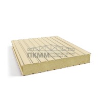 Стеновые сэндвич панели пенополиизоцианурат, ширина 1200 мм, толщина 20 мм, 0.5/0.5, RAL1015