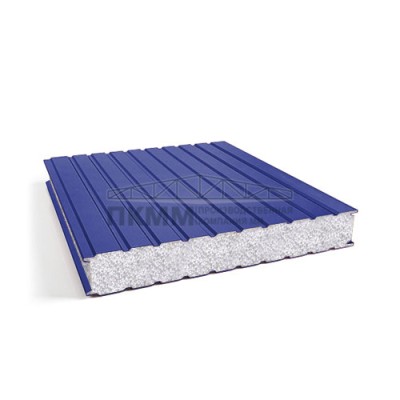 Сэндвич-панели для холодильных камер пенополистирол, ширина 1200 мм, толщина 30 мм, 0.5/0.5, RAL5002