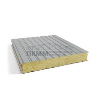 Сэндвич-панели для холодильных камер минеральная вата, ширина 1000 мм, толщина 30 мм, 0.5/0.5, RAL9006