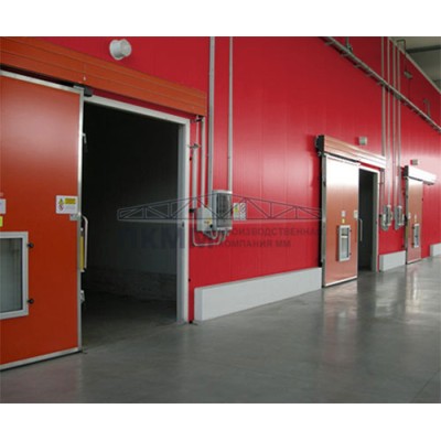 Сэндвич-панели для холодильных камер минеральная вата, ширина 1000 мм, толщина 50 мм, 0.5/0.5, RAL3020