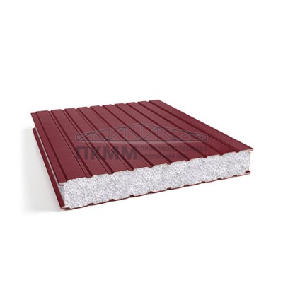 Сэндвич-панели для холодильных камер пенополистирол, ширина 1200 мм, толщина 20 мм, 0.5/0.5, RAL3005 Сэндвич-панели для холодильных камер пенополистирол, ширина 1200 мм, толщина 20 мм, 0.5/0.5, RAL3005