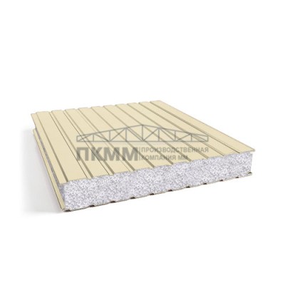 Стеновые сэндвич панели пенополистирол, ширина 1200 мм, толщина 20 мм, 0.5/0.5, RAL1015 Стеновые сэндвич панели пенополистирол, ширина 1200 мм, толщина 20 мм, 0.5/0.5, RAL1015