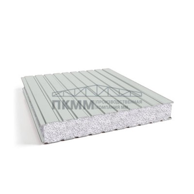 Сэндвич-панели для холодильных камер пенополистирол, ширина 1200 мм, толщина 20 мм, 0.5/0.5, RAL7047