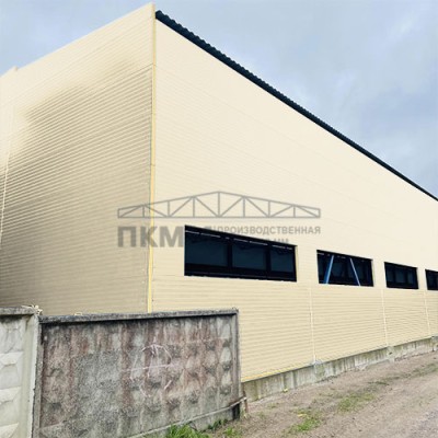 Стеновые сэндвич панели минеральная вата, ширина 1200 мм, толщина 20 мм, 0.5/0.5, RAL1015