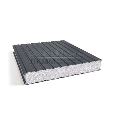 Сэндвич-панели для холодильных камер пенополистирол, ширина 1000 мм, толщина 40 мм, 0.5/0.5, RAL7024