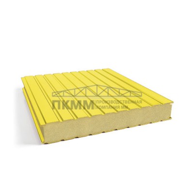 Стеновые сэндвич панели пенополиуретан, ширина 1000 мм, толщина 40 мм, 0.5/0.5, RAL1018
