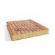 Стеновые сэндвич панели пенополиуретан, ширина 1200 мм, толщина 50 мм, 0.5/0.5, золотой орех