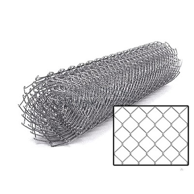 Сетка рабица оцинкованная 1,5x10 м/50x50x1,8