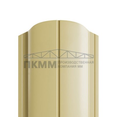 Штакетник Круглый фигурный 19х126-0.5 Norman RAL1014