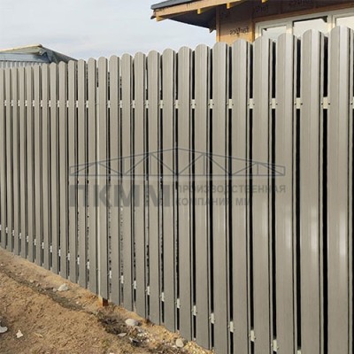 Штакетник Круглый с прямым резом 19х126-0.45 Полиэстер RAL1035