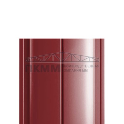 Штакетник Круглый с прямым резом 19х126-0.5 PURMAN RAL3011