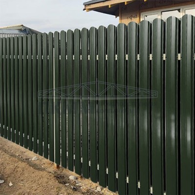 Штакетник Круглый с прямым резом 19х126-0.45 Viking RAL6007