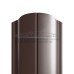Штакетник Круглый фигурный 19х126-0.5 Viking E RAL8017