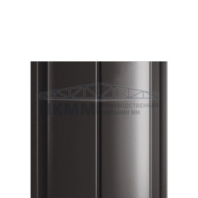 Штакетник Круглый с прямым резом 19х126-0.5 Viking E RAL8019