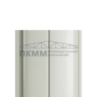 Штакетник Круглый с прямым резом 19х126-0.5 Norman RAL9003