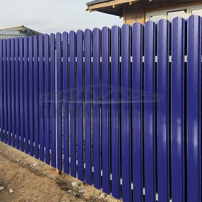 Штакетник Круглый фигурный 19х126-0.5 Norman RAL5002 Штакетник Круглый фигурный 19х126-0.5 Norman RAL5002