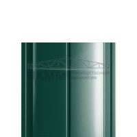 Штакетник Круглый с прямым резом 19х126-0.5 Norman RAL6005