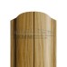 Штакетник Круглый фигурный 19х126-0.5 ECOSTEEL _T Золотой Дуб