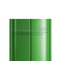 Штакетник Круглый с прямым резом 19х126-0.5 Norman RAL6018