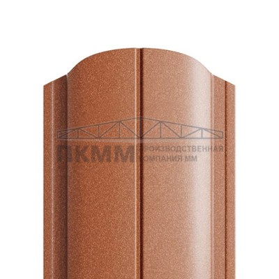 Штакетник Круглый фигурный 19х126-0.5 PURMAN Argillite
