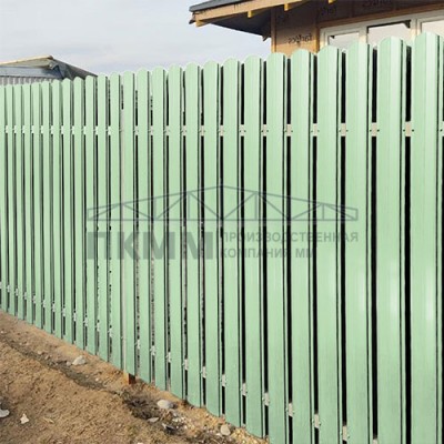 Штакетник Круглый фигурный 19х126-0.5 Norman RAL6019 Штакетник Круглый фигурный 19х126-0.5 Norman RAL6019