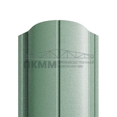 Штакетник Круглый фигурный 19х126-0.5 PURMAN Tourmalin