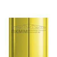 Штакетник Круглый с прямым резом 19х126-0.45 Полиэстер RAL1018