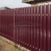 Штакетник Круглый с прямым резом 19х126-0.5 PURMAN RAL3005