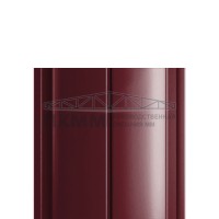 Штакетник Круглый с прямым резом 19х126-0.5 PURMAN RAL3005