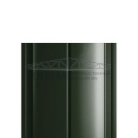 Штакетник Круглый с прямым резом 19х126-0.5 Viking E RAL6007