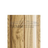 Штакетник Круглый с прямым резом 19х126-0.5 ECOSTEEL Сосна