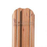 Штакетник М-образный 13,5х132-0,45 Золотой орех