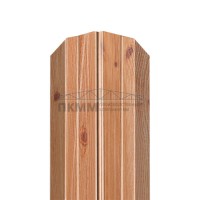 Штакетник М-образный 13,5х100-0,45 Золотой орех