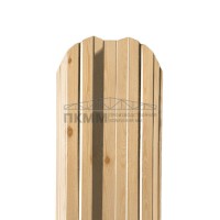Штакетник М-образный 13,5х132-0,45 Сосна