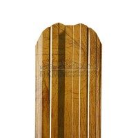 Штакетник М-образный 13,5х111-0,45 Золотой Дуб Штакетник М-образный 13,5х111-0,45 Золотой Дуб