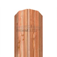 Штакетник М-образный 13,5х100-0,45 Кедр