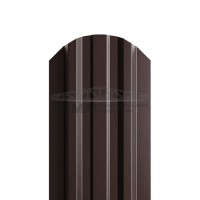 Штакетник П-образный фигурный 16,5х118-0.5 Viking E RAL8017