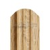 Штакетник П-образный фигурный 16,5х118-0.5 ECOSTEEL _MA Сосна