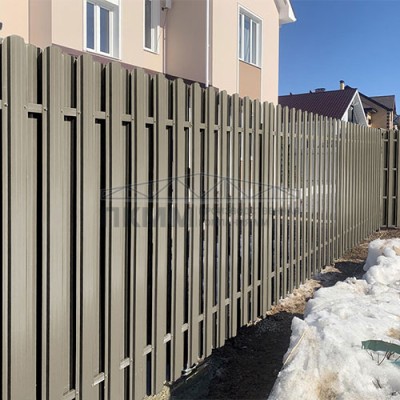 Штакетник П-образный с прямым резом 16,5х99-0.45 Полиэстер RAL1035