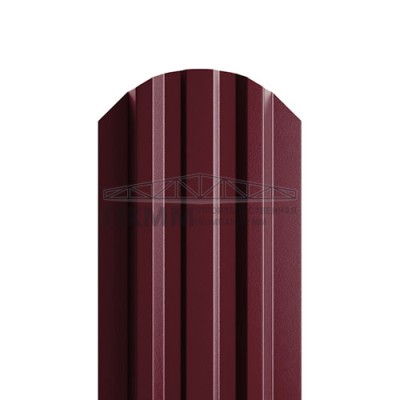 Штакетник П-образный фигурный 16,5х118-0.5 PURMAN RAL3005
