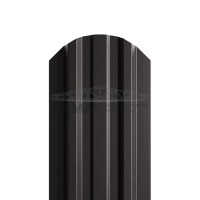 Штакетник П-образный фигурный 16,5х118-0.5 Viking E RAL8019