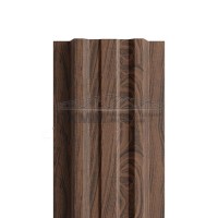 Штакетник П-образный с прямым резом 16,5х99-0.5 ECOSTEEL _МАД МореныйДуб