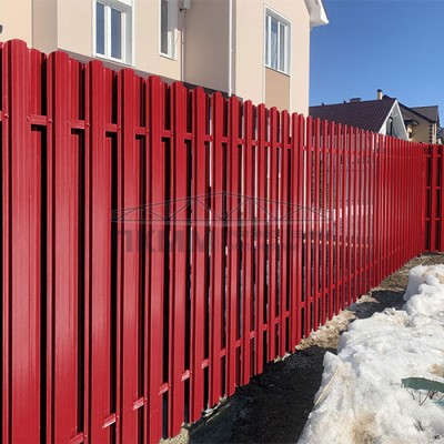 Штакетник П-образный фигурный 16,5х99-0.45 Полиэстер RAL3020