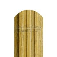Штакетник П-образный с прямым резом 16,5х99-0.5 ECOSTEEL _T ЗолотойДуб