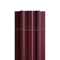 Штакетник П-образный с прямым резом 16,5х99-0.5 Norman RAL3005 Штакетник П-образный с прямым резом 16,5х99-0.5 Norman RAL3005