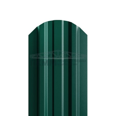 Штакетник П-образный фигурный 16,5х118-0.5 PURMAN RAL6005